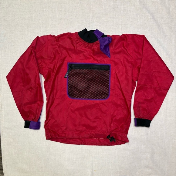 Patagonia Vintage 1990’s NWT Kids Aquanot Pullover Waterproof Kayak Canoe Jacket - Picture 1 of 13